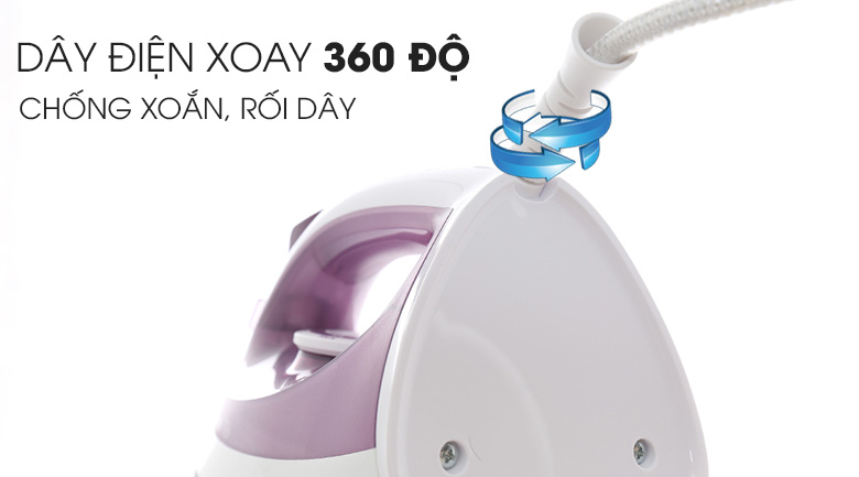 Bàn ủi hơi nước Philips GC1426/37 Tím