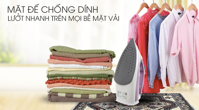 Bàn ủi hơi nước Philips GC1426/37 Tím