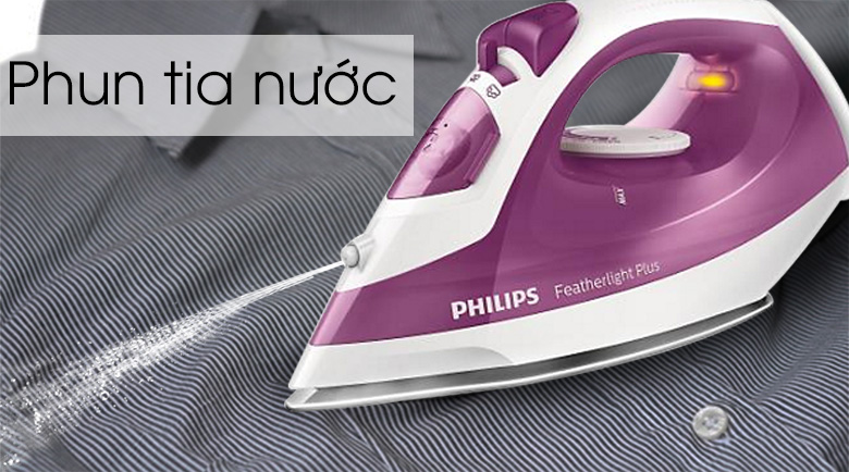 Bàn ủi hơi nước Philips GC1426/37 Tím