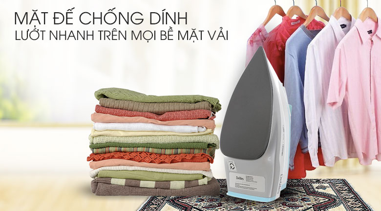 Bàn ủi khô Delites BUK01 Màu Xanh Ngọc