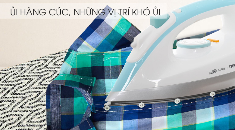 Bàn ủi khô Delites BUK01 Màu Xanh Ngọc