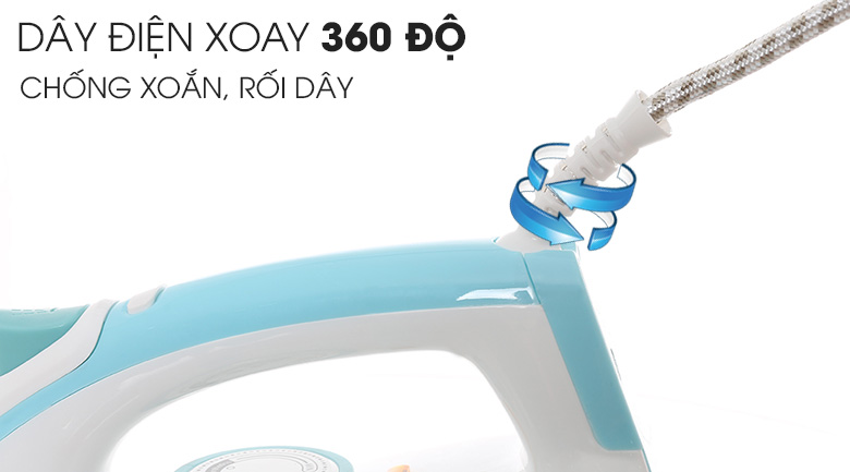 Bàn ủi khô Delites BUK01 Màu Xanh Ngọc