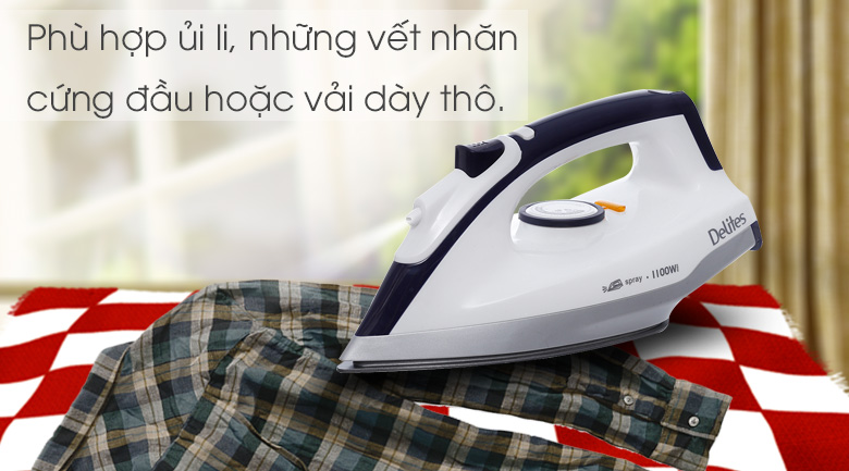Bàn ủi khô Delites BUK01 1100W