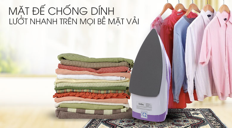 Bàn ủi khô Delites BUK02 Màu Tím