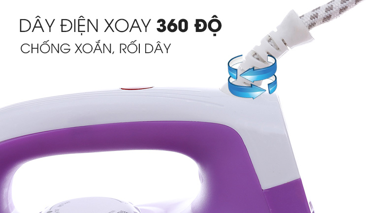 Bàn ủi khô Delites BUK02 Màu Tím