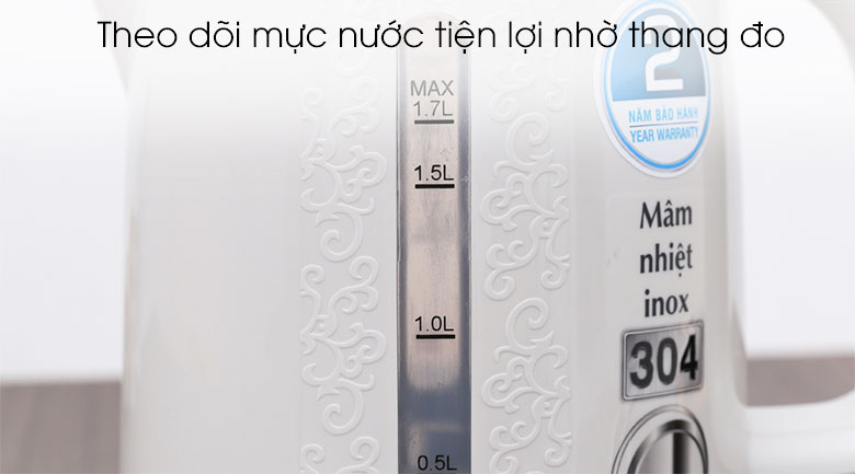 Bình đun siêu tốc BlueStone 1.7 lít KTB-3335