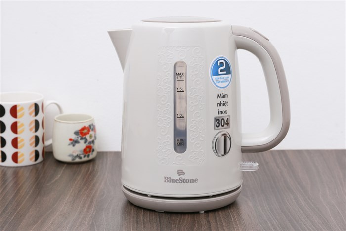 Bình đun siêu tốc BlueStone 1.7 lít KTB-3335 Màu Trắng