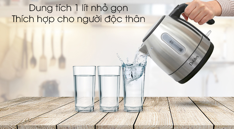 Bình đun siêu tốc Delites 1 lít ST10S01