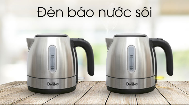 Bình đun siêu tốc Delites 1 lít ST10S01