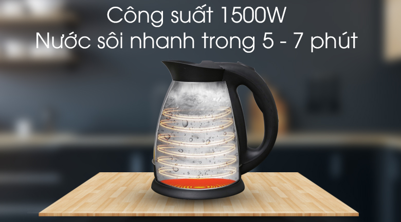 Bình đun siêu tốc Kangaroo 1.5 lít KG337N