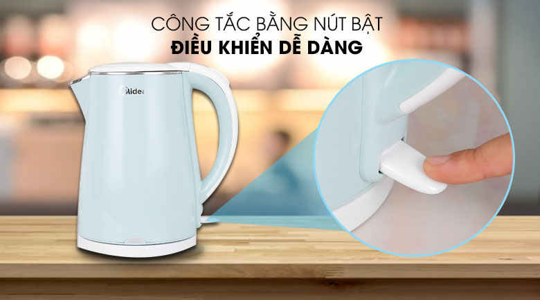 Bình đun siêu tốc Midea 1.5 lít MK-15DC (G)