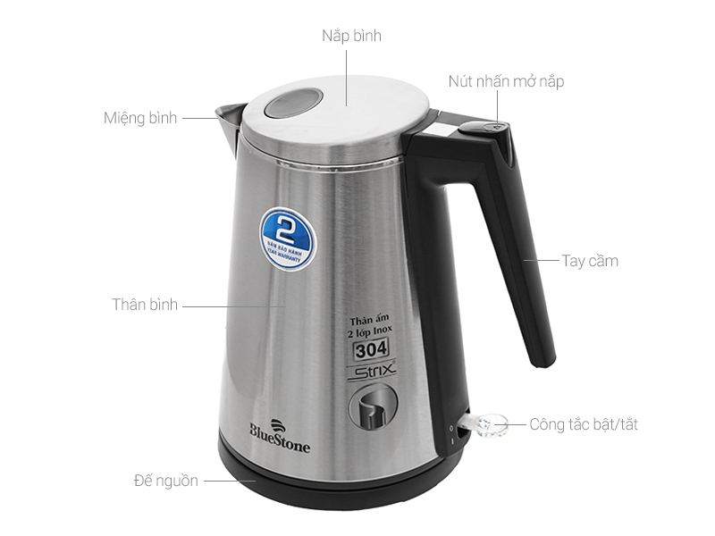 Bình đun siêu tốc BlueStone 1.5 lít KTB-3361