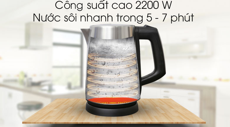 Ấm đun siêu tốc Delites 1.7 lít ST17S03 - 5