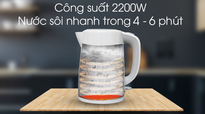 Bình đun siêu tốc Toshiba 1.7 lít PHK-17FM(W)VN