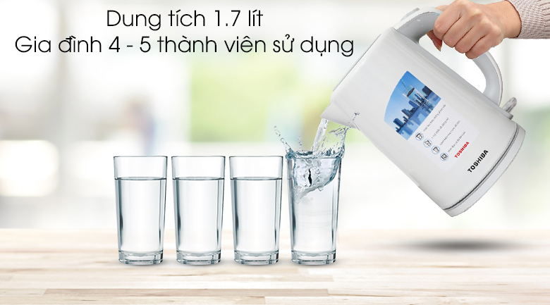 Bình đun siêu tốc Toshiba 1.7 lít PHK-17FM(W)VN