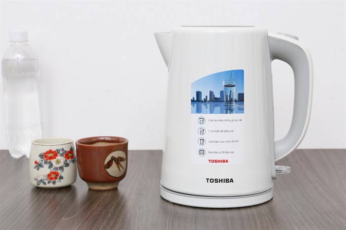 Bình đun siêu tốc Toshiba 1.7 lít PHK-17FM(W)VN Màu Trắng