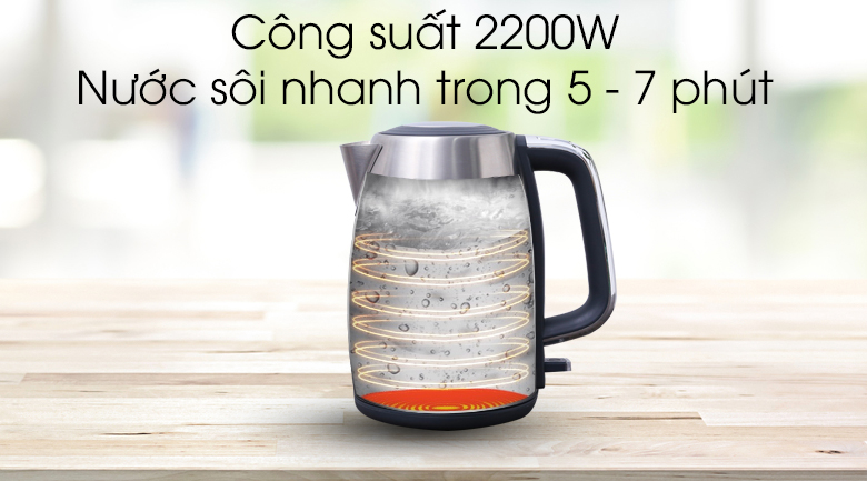 Bình đun siêu tốc Sharp 1.7 lít EKJ-17VS-ST