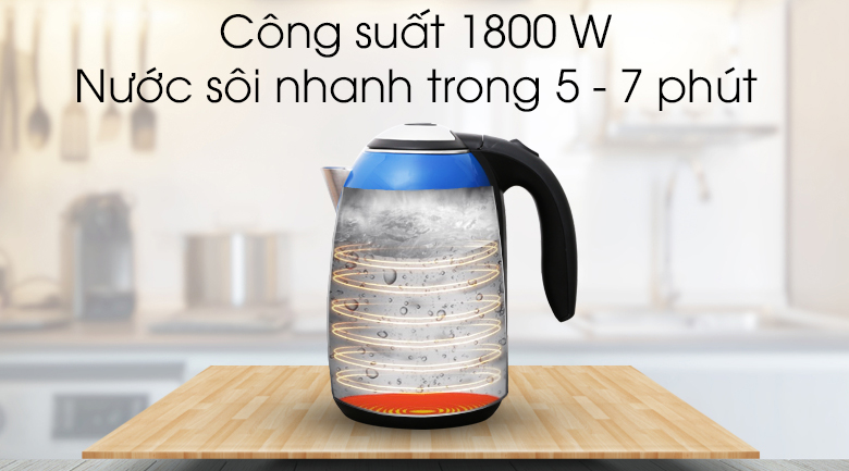 Bình đun siêu tốc Sunhouse 1.7 lít SHD1382B