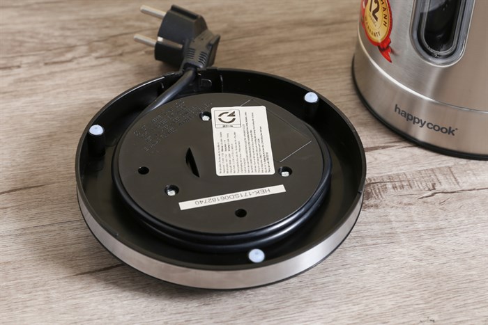 Bình đun siêu tốc Happycook 1.7 lít HEK-171SD Màu Xám