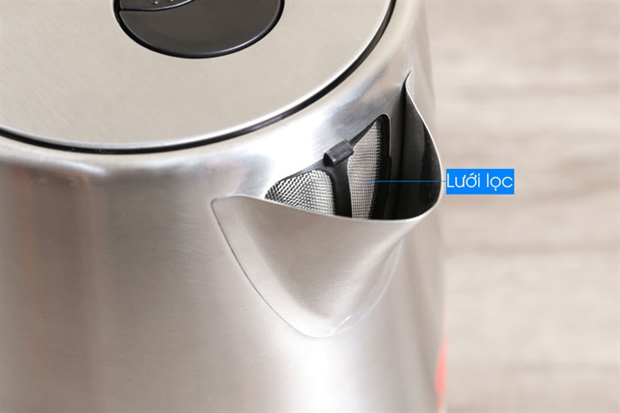 Bình đun siêu tốc Happycook 1.7 lít HEK-170D Màu Inox