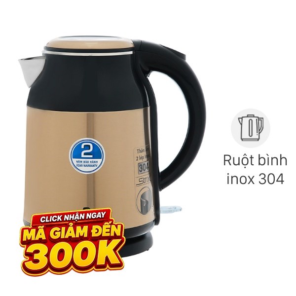 Bình đun siêu tốc BlueStone 1.8 lít KTB-3369