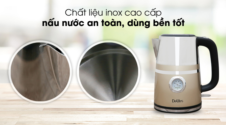 Bình đun siêu tốc Delites 1.7 lít ST17S04