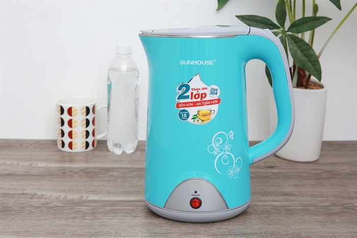 Bình đun siêu tốc Sunhouse 1.7 lít SHD1388G Màu Xanh Dương