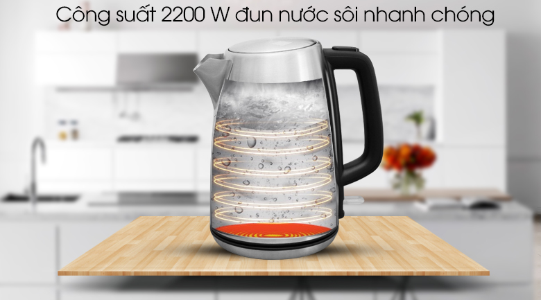 Bình đun siêu tốc Philips 1.7 lít HD9357/10