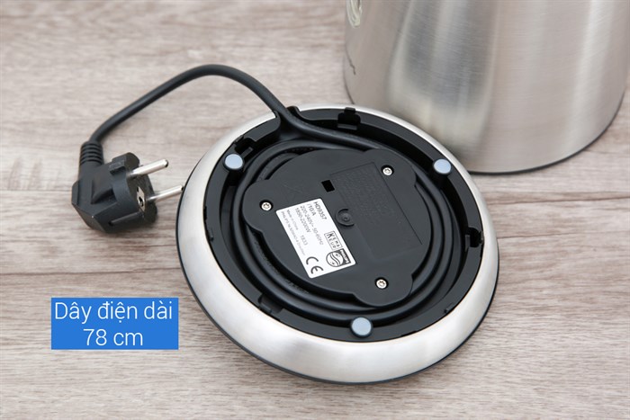 Bình đun siêu tốc Philips 1.7 lít HD9357/10 Màu Xám