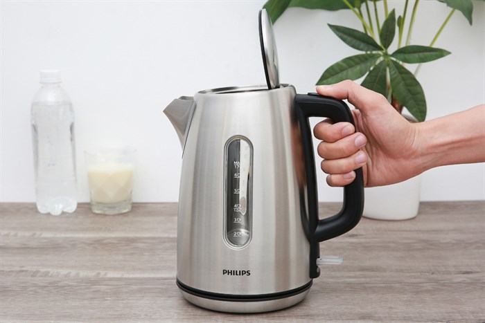 Bình đun siêu tốc Philips 1.7 lít HD9357/10 Màu Xám