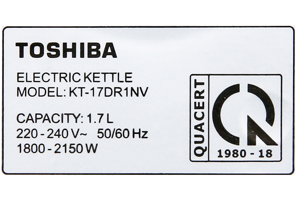 Siêu thị bình đun siêu tốc Toshiba 1.7 lít KT-17DR1NV