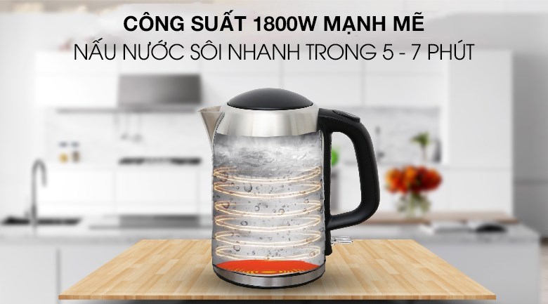 Bình đun siêu tốc Kangaroo 1.7 lít KG-353