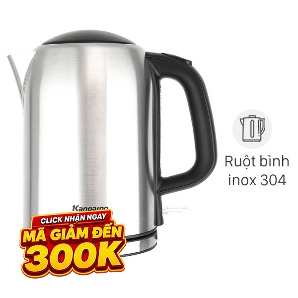 Bình đun siêu tốc Kangaroo 1.7 lít KG-353