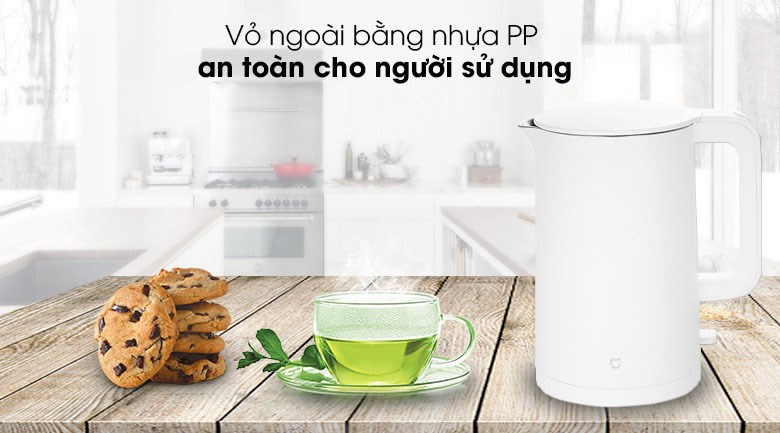 Bình đun siêu tốc Xiaomi 1.5 lít Electric Kettle EU (SKV4035GL)