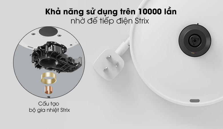 Bình đun siêu tốc Xiaomi 1.5 lít Electric Kettle EU (SKV4035GL)