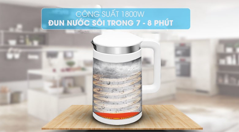 Bình đun siêu tốc giữ nhiệt Xiaomi 1.5 lít ZHF4012GL