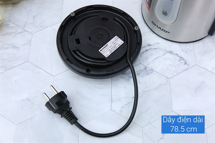 Bình đun siêu tốc Sharp 1.5 lít EKJ-15EVS-ST Màu Inox