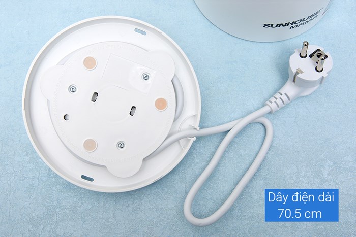 Bình đun siêu tốc Sunhouse Mama 1.7 lít SHD1386 Trắng Màu Trắng