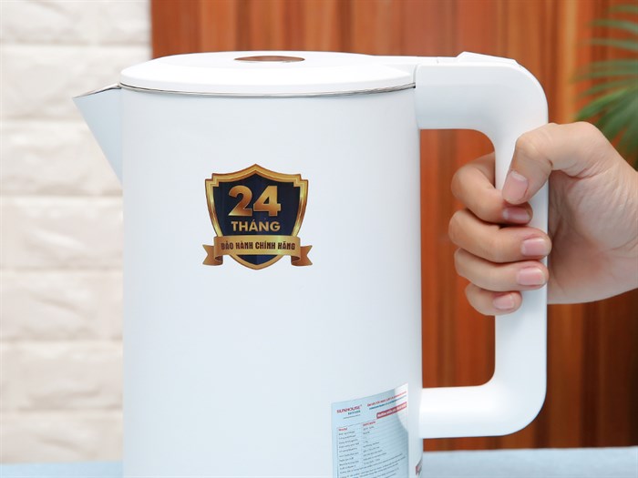 Bình đun siêu tốc Sunhouse Mama 1.7 lít SHD1386 Trắng Màu Trắng