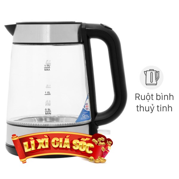 Bình đun siêu tốc Delites 1.7 lít FD-625