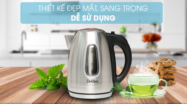 Bình đun siêu tốc Delites 1.7 lít HHB1732