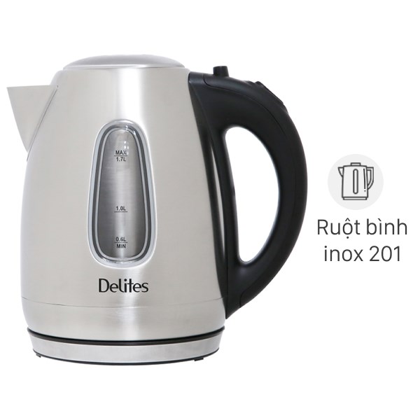 Bình đun siêu tốc Delites 1.7 lít HHB1732