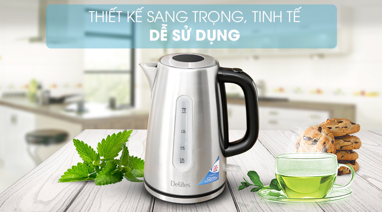 Bình đun siêu tốc Delites 1.7 lít K014QN