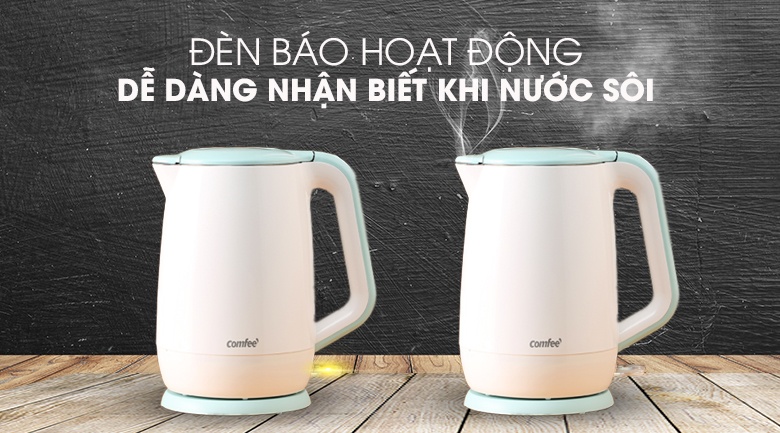 Bình đun siêu tốc giữ nhiệt Comfee 1.7 lít CK-DC1720A