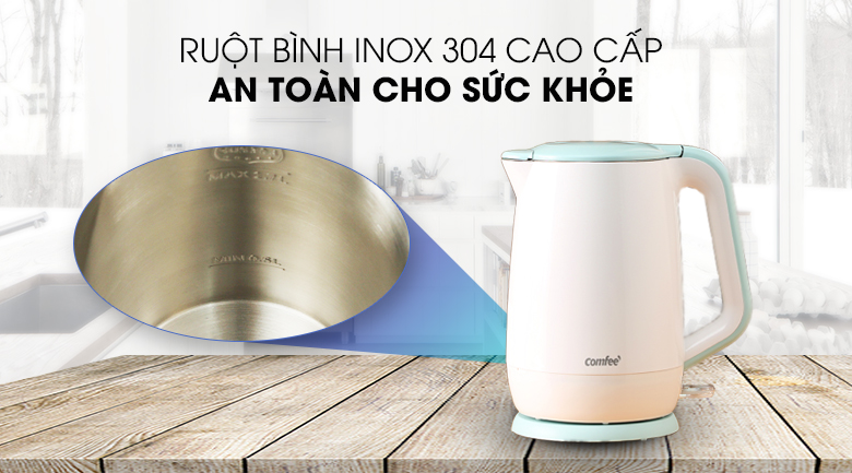 Bình đun siêu tốc giữ nhiệt Comfee 1.7 lít CK-DC1720A