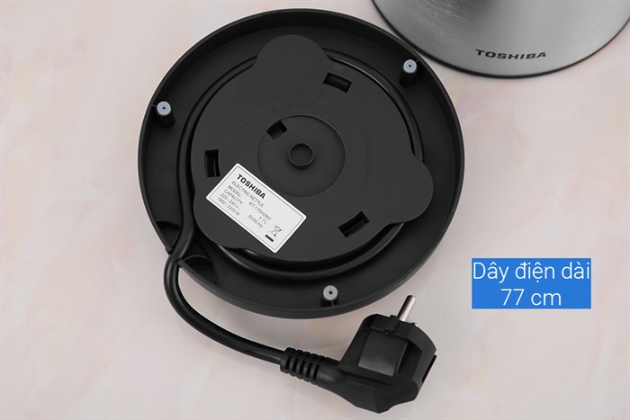 Bình đun siêu tốc Toshiba 1.7 lít KT-17SH2NV Màu Bạc