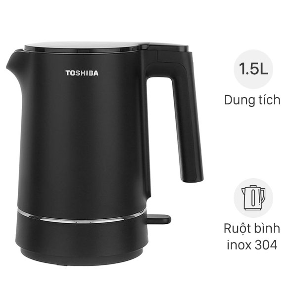 Bình đun siêu tốc Toshiba 1.5 lít KT-15DS1NV