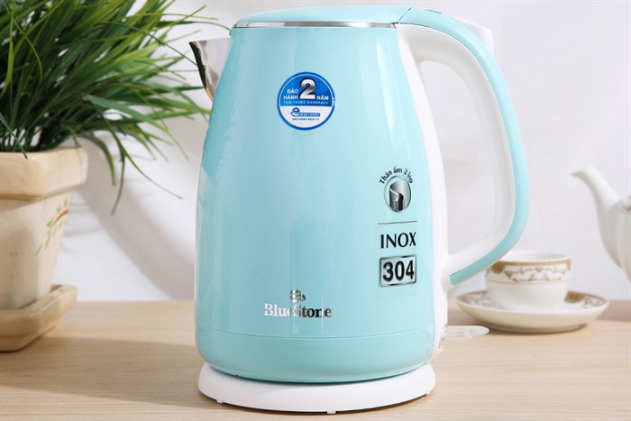 Bình đun siêu tốc BlueStone 1.7 lít KTB-3458 Màu Xanh da trời