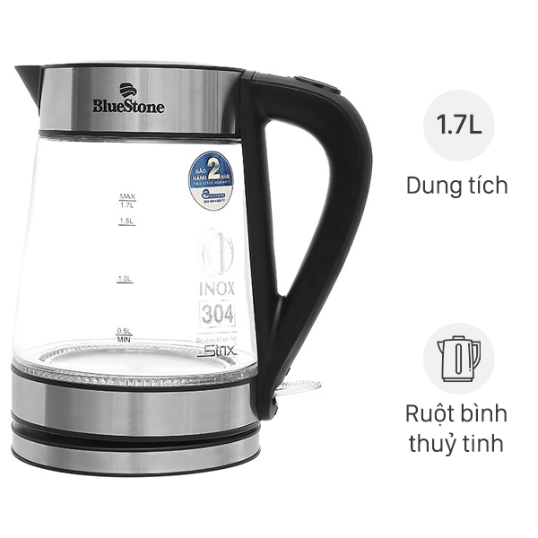 Bình đun siêu tốc Bluestone 1.7 lít KTB-3426