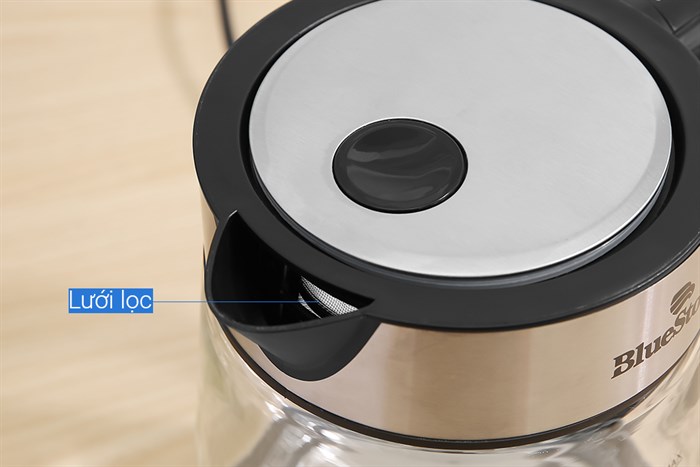 Ấm đun siêu tốc BlueStone 1.7 lít KTB-3426 Màu Trắng - Đen